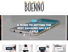 Tablet Screenshot of buenno.com